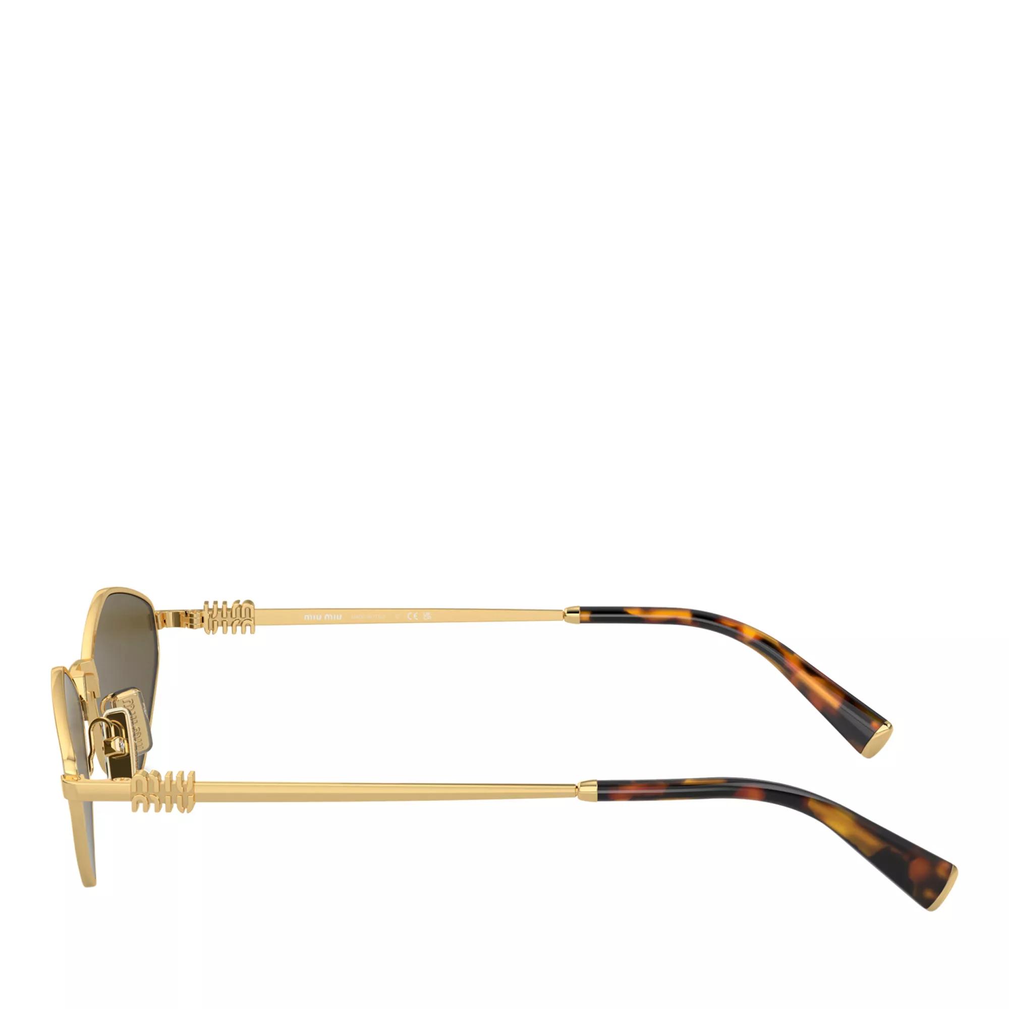 Miu Miu 0MU 56ZS 56 5AK09Z Gold | Sonnenbrille
