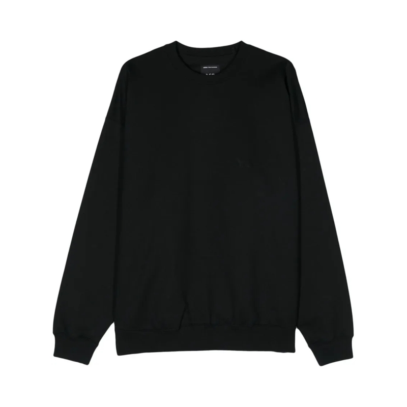 Y-3  Classic Black Sweatshirt With Soft Cotton-Polyeste Black