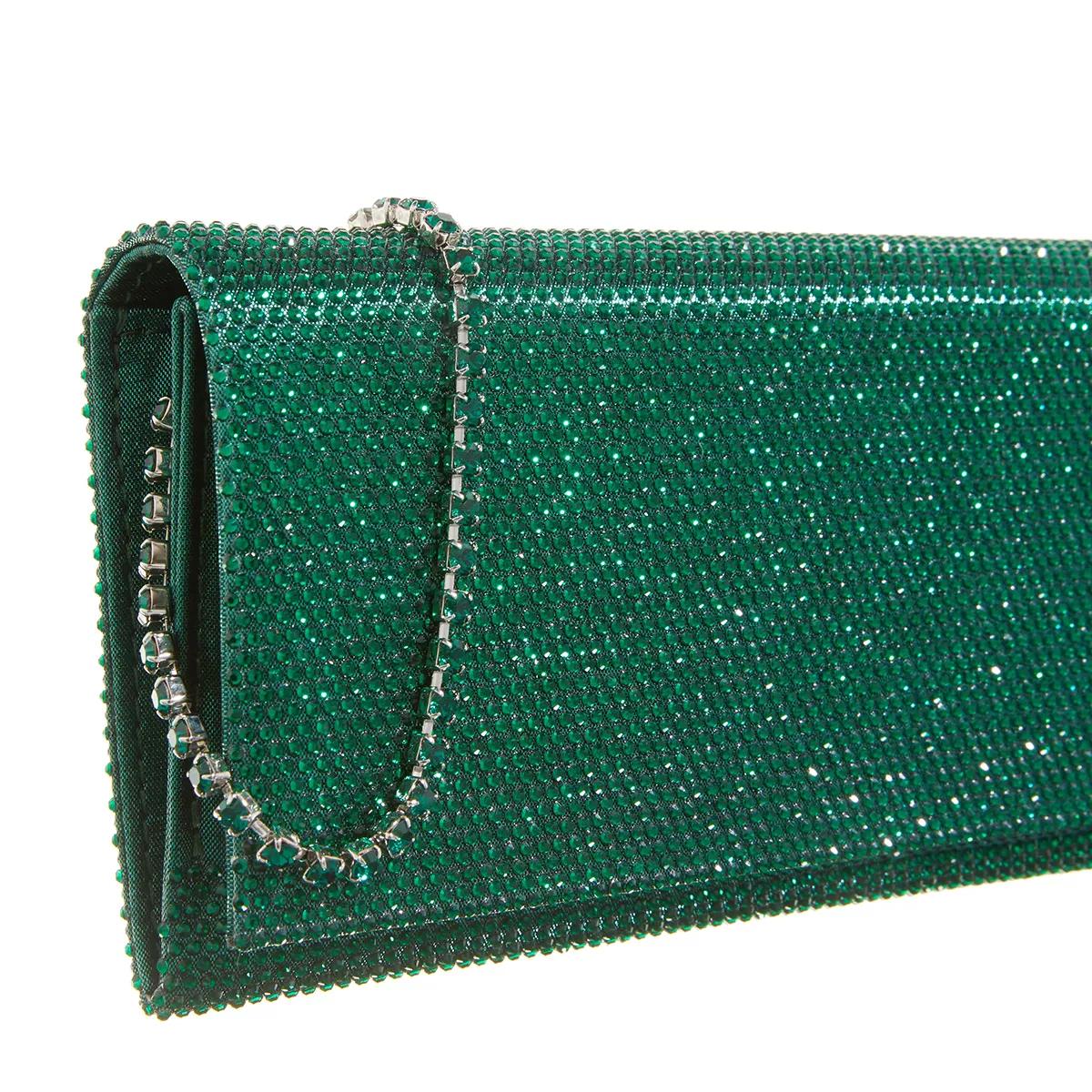 Gedebe Clutches Crystal Envelope in groen