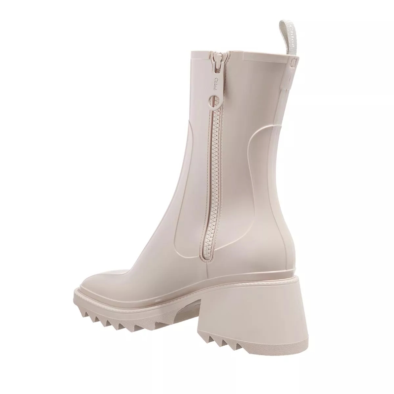 Chloé Regenstiefel Rain Ankle Boots "Betty" Normad Beige(Image 4)