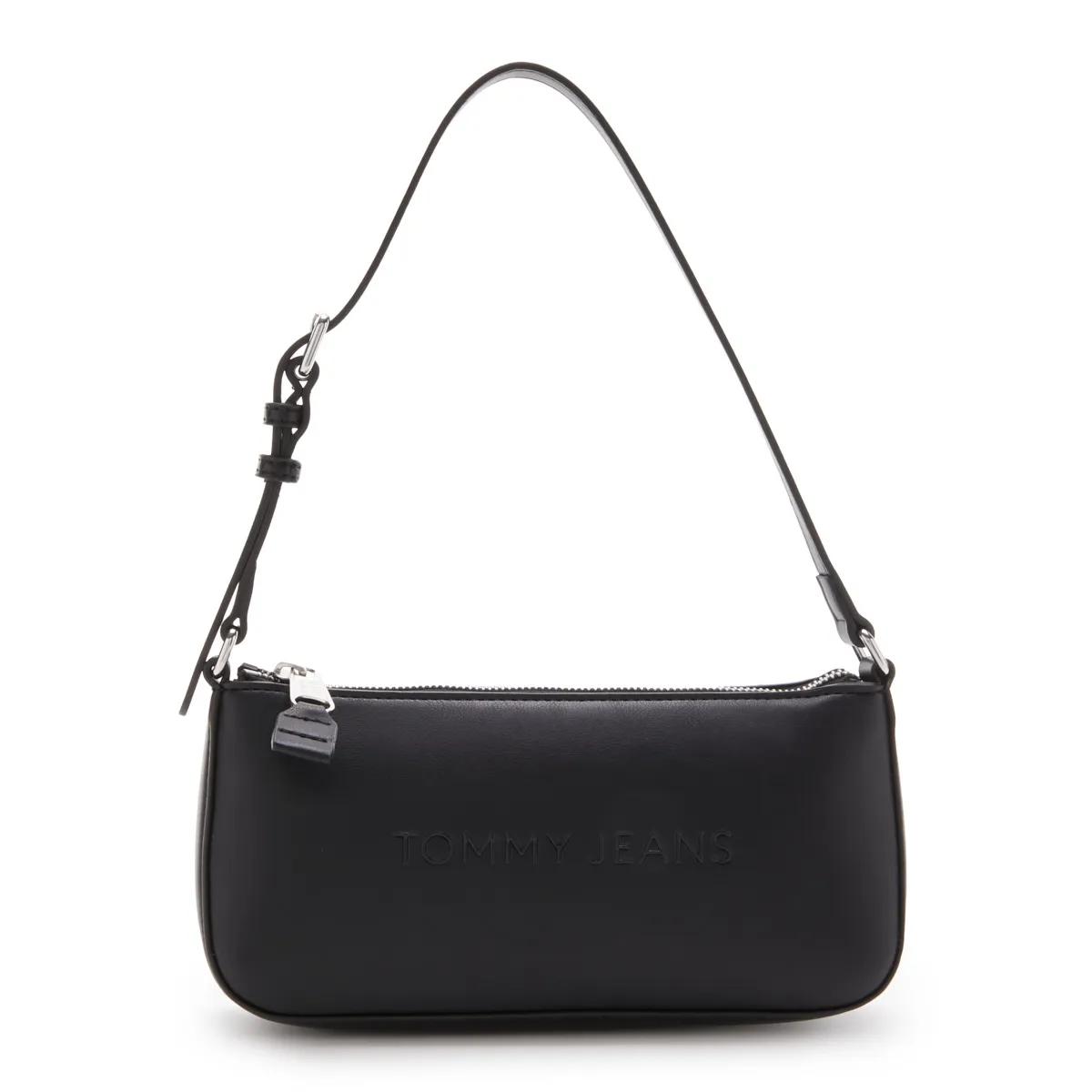 Tommy Hilfiger Crossbody Bags - Tommy Hilfiger Jeans Schwarz Handtasche AW0AW16270 - Gr. unisize - in Schwarz - für Damen