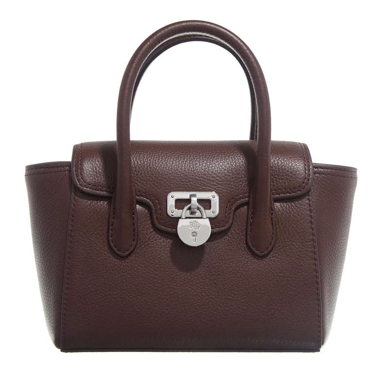 Lauren Ralph Lauren Satchel Tnnr Sm Schl-Satchel-Small Dark Hickory