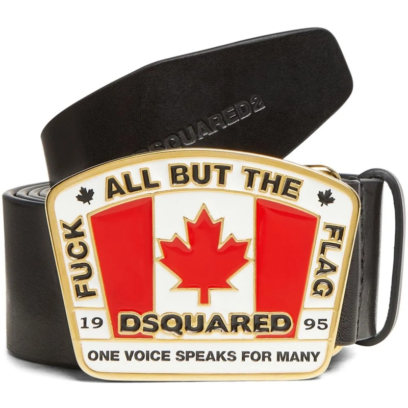 Dsquared2 Ledergürtel Belts Black schwarz