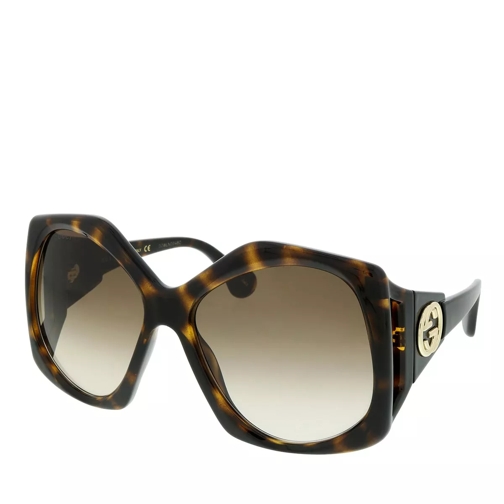 Gucci GG0875S-002 62 Sunglass WOMAN INJECTION HAVANA Sunglasses