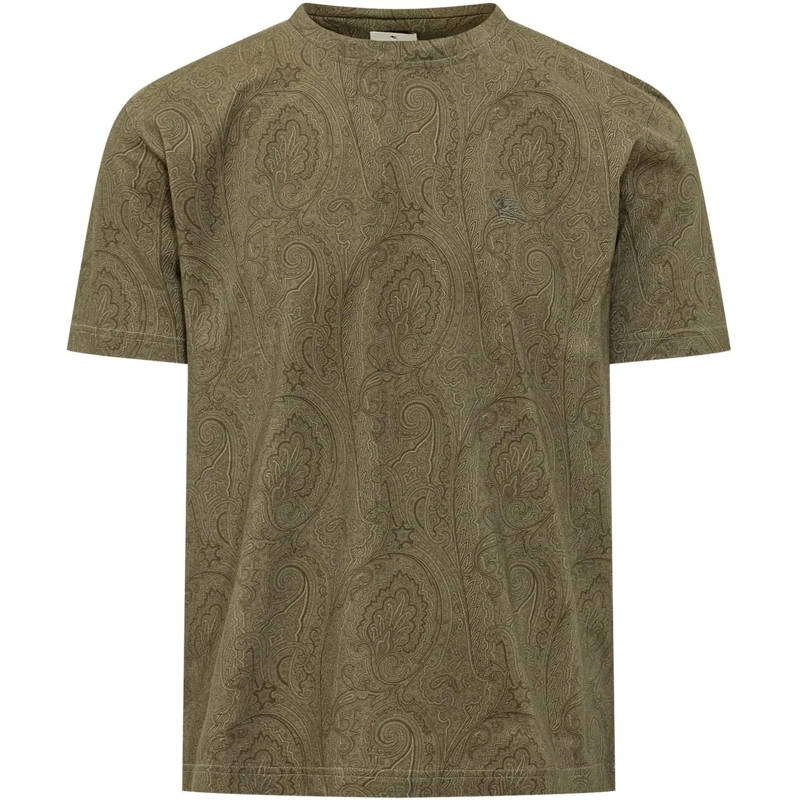 Etro T-shirt T-Shirt Roma Con Motivo Paisley grün