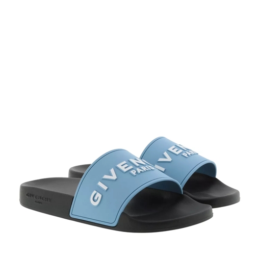 Givenchy Rubber Slide Sandals Navy Slide