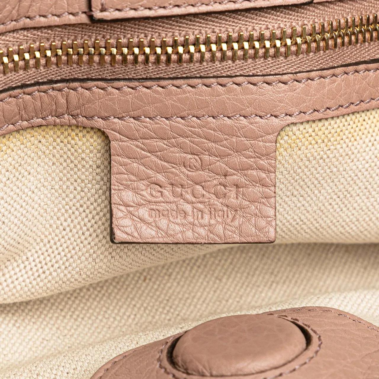 Thumbnail - Gucci Hobo Bags - Small Calfskin Bamboo Shopper Satchel - Gr. unisize - in Gold - für Damen