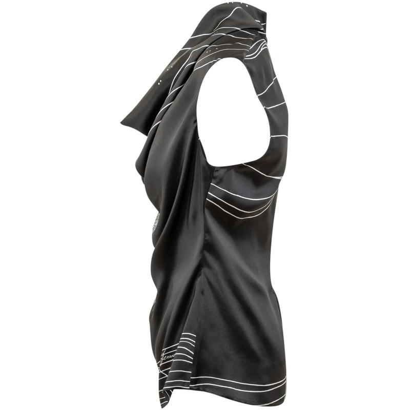 Salvatore Ferragamo Top Camicia schwarz(Image 3)