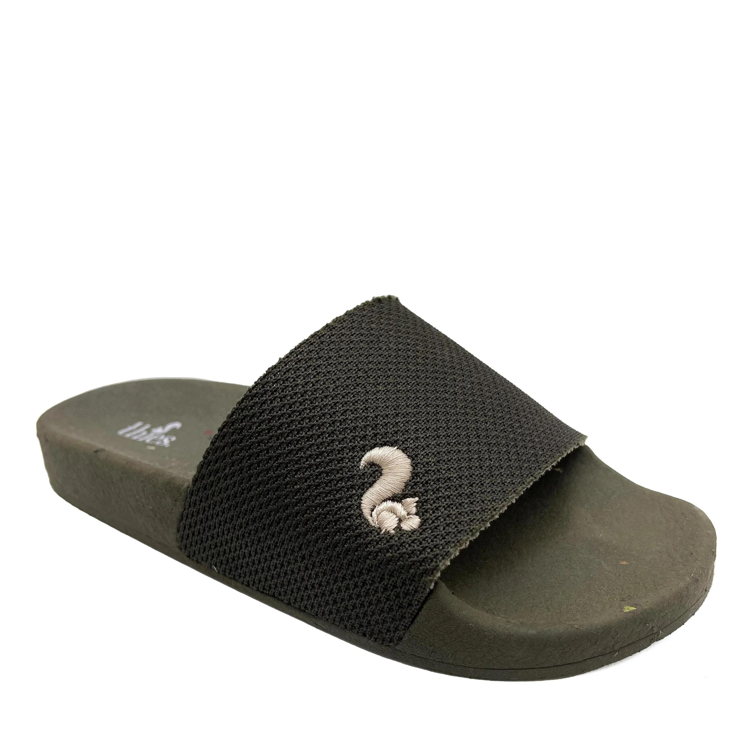 thies Sneakers - thies 1856 ® Eco Beach Slide vegan olive beige (W/ - Gr. 41 (EU) - in Braun - für Damen