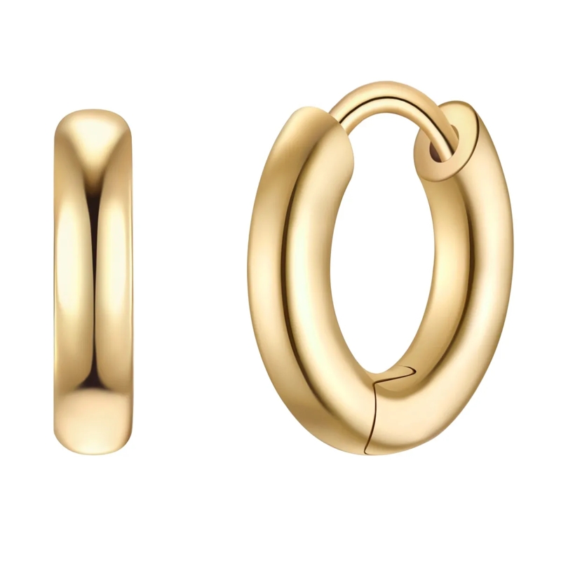 Glanzstücke München Ohrhänger Sterling Silber Creolen gold