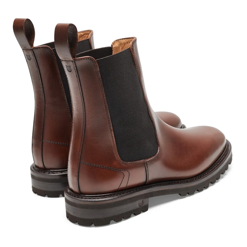 Henry Stevens Chelsea Boots Der Bonnie Boot aus Boxcalf verfügt über e mittel-braun(Image 3)