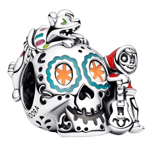Pandora Disney Pixar Coco Miguel & Dante Skull Glow-in-the Multicolor Pendant