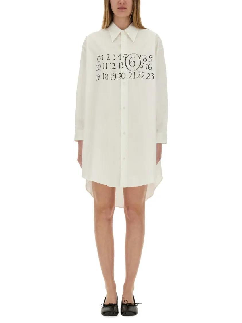 【関税＆送料込み】Mm6 Maison Margiela Chemisier Dress With MM6-Maison-Margiela-Black-
