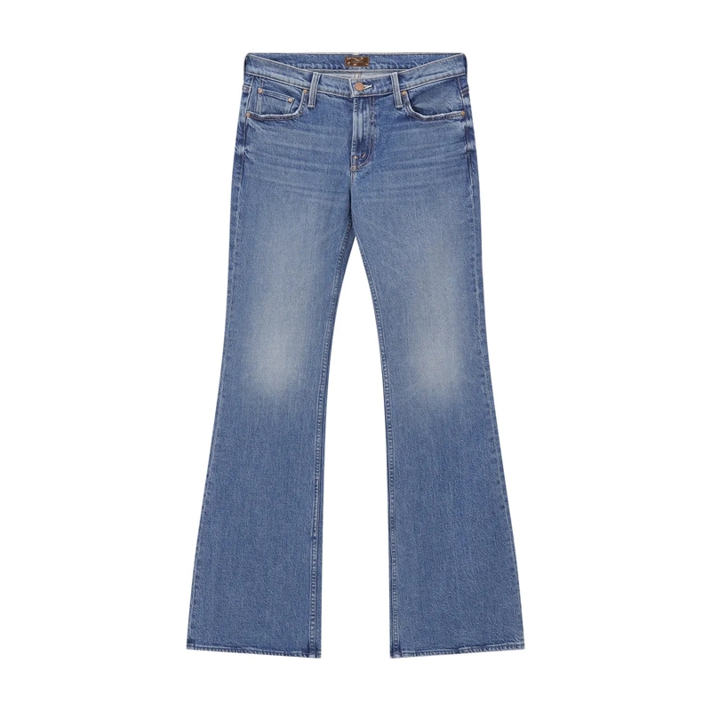 Mother Bootcut-Jeans Jeans The Jinx Heel blau