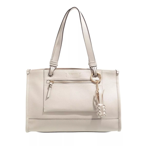 See By Chloé Cecilya Shopper Leather Cement Beige Tote