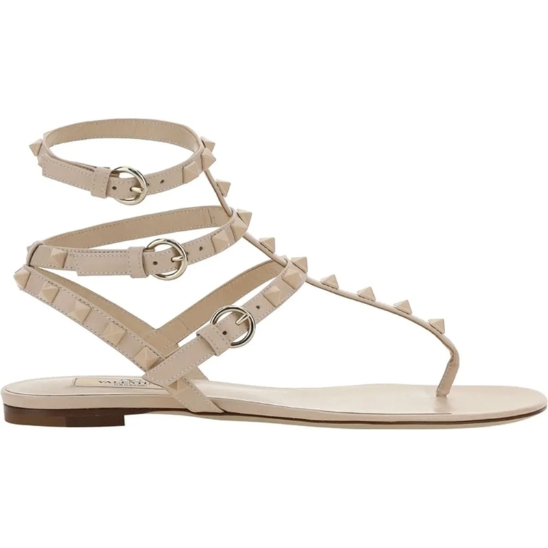 Valentino Garavani Sandalen Valentino Garavani Rockstud Flip-Flop Sandals rose