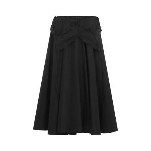 Maison Margiela Midi-Röcke Black Midi Skirt Black