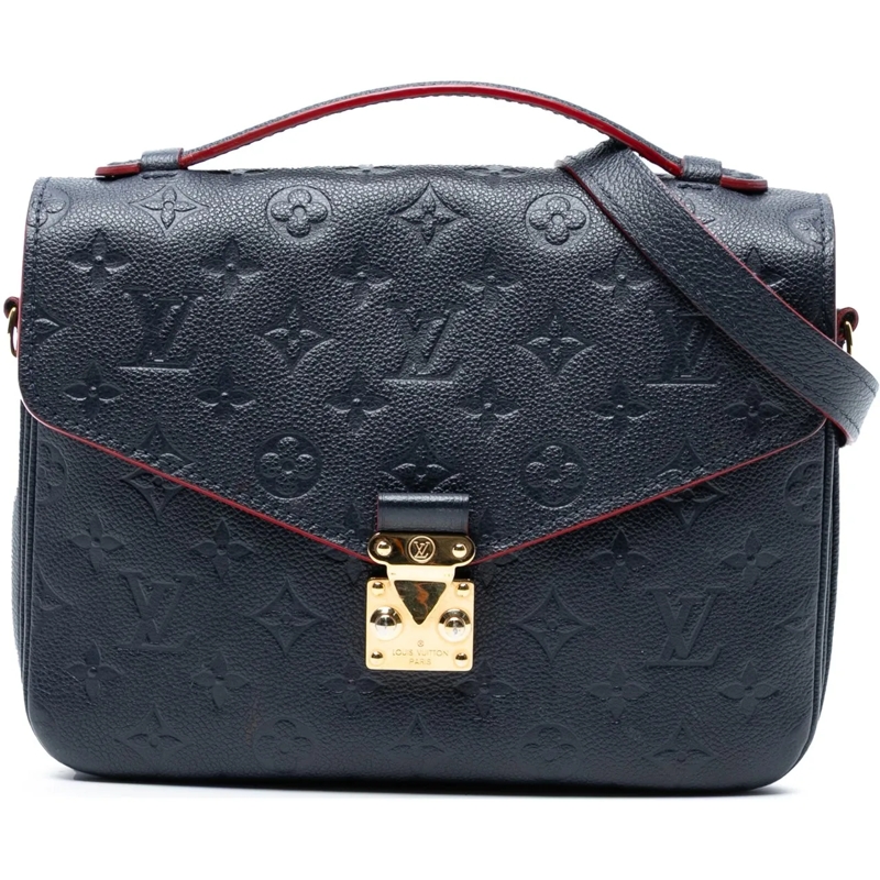 Louis Vuitton Schultertasche Monogram Empreinte Pochette Metis blau