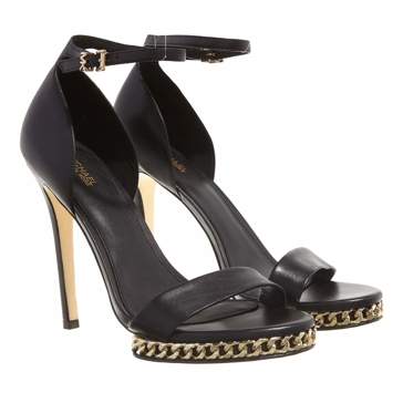 Michael kors black store and gold heels