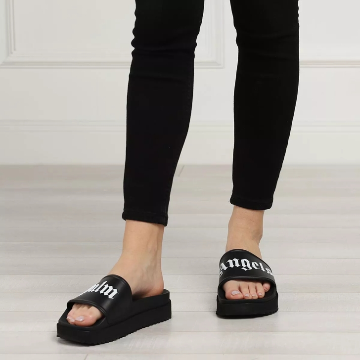 Palm angels black discount sliders