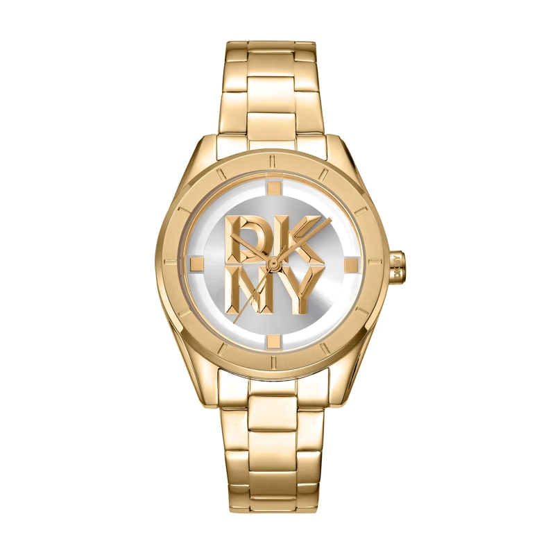 DKNY Automatikuhr Quarzuhr Chambers Midi gold