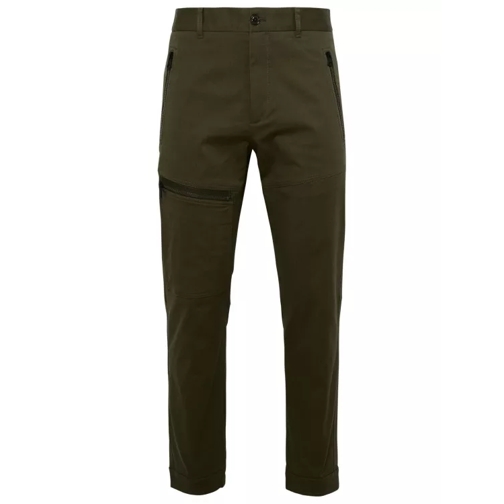 Moncler Green Cotton Pants Green 