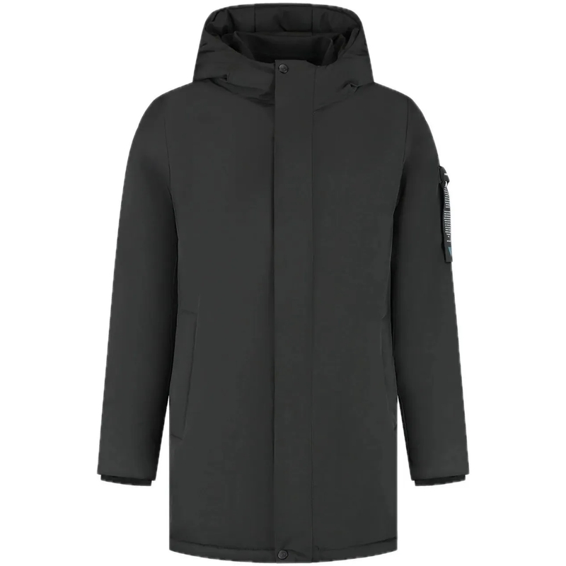 PURE PATH Parka Parka Jacket Black 25030404 schwarz