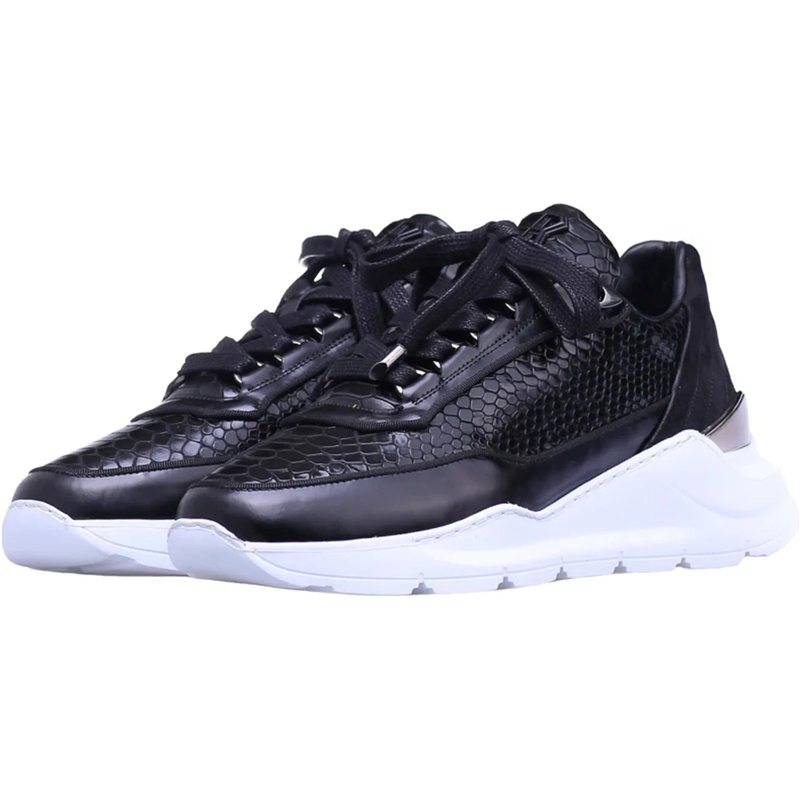 BENJAMIN BERNER Low-Top-Sneaker Heren Sneaker schwarz (Image 2)