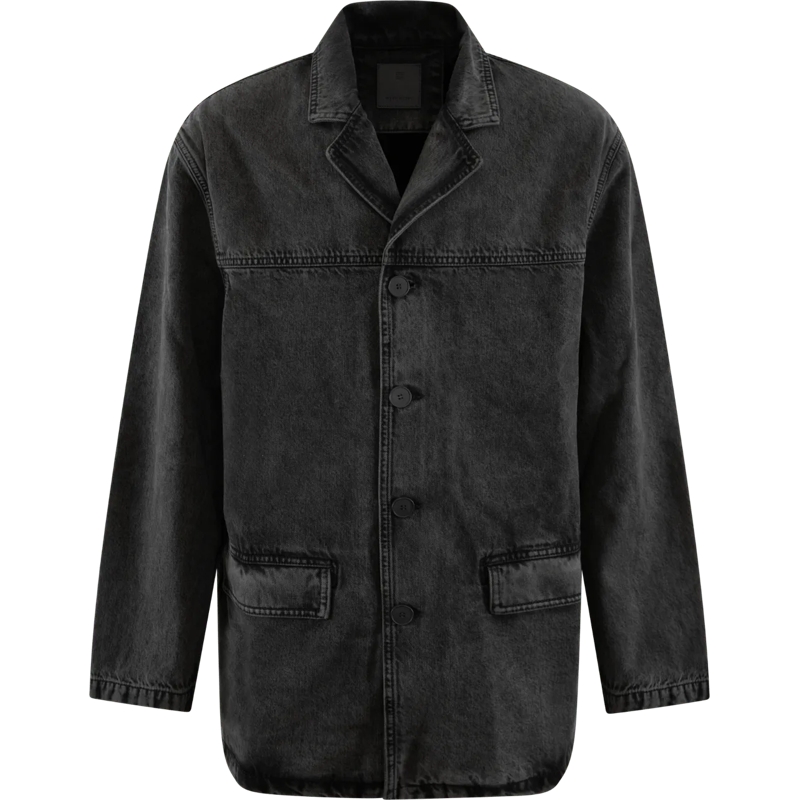 Givenchy Doudoune Heren Jeans Jacket grau