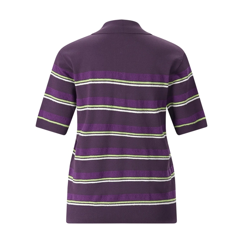 Casablanca Poloshirt Poloshirt mit Logo lila(Image 3)
