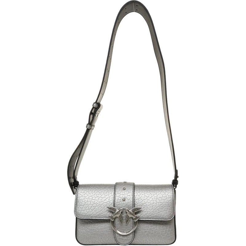 Pinko Sac à bandoulière Shoulder bag 'Love One Mini' silber