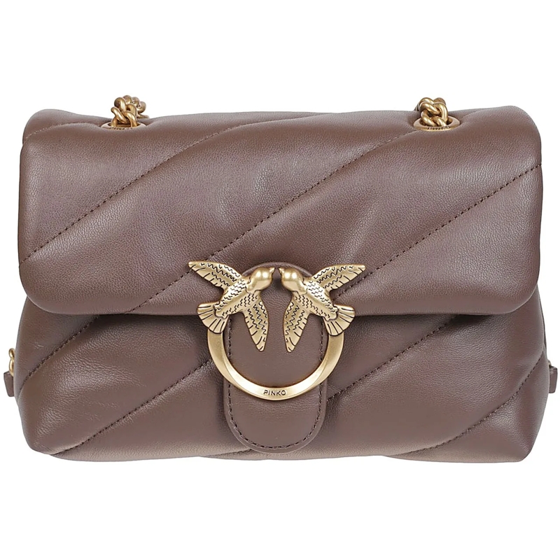 Pinko Fourre-tout Love Mini Puff Maxi Quilt Bag Yellow & Orange gelb