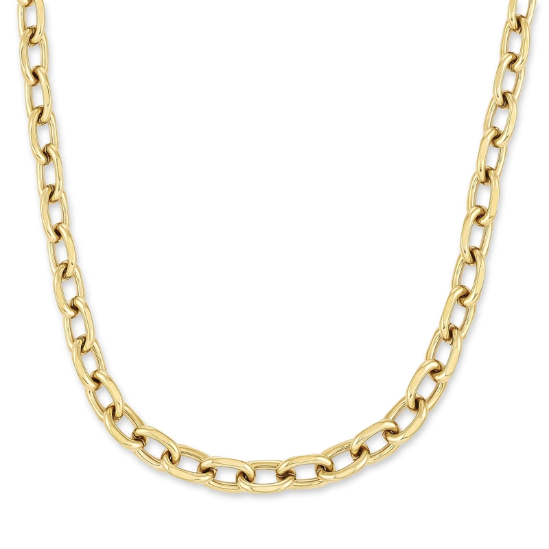 Copenhagen Mittellange Halskette Edelstahl Basic Chains gold
