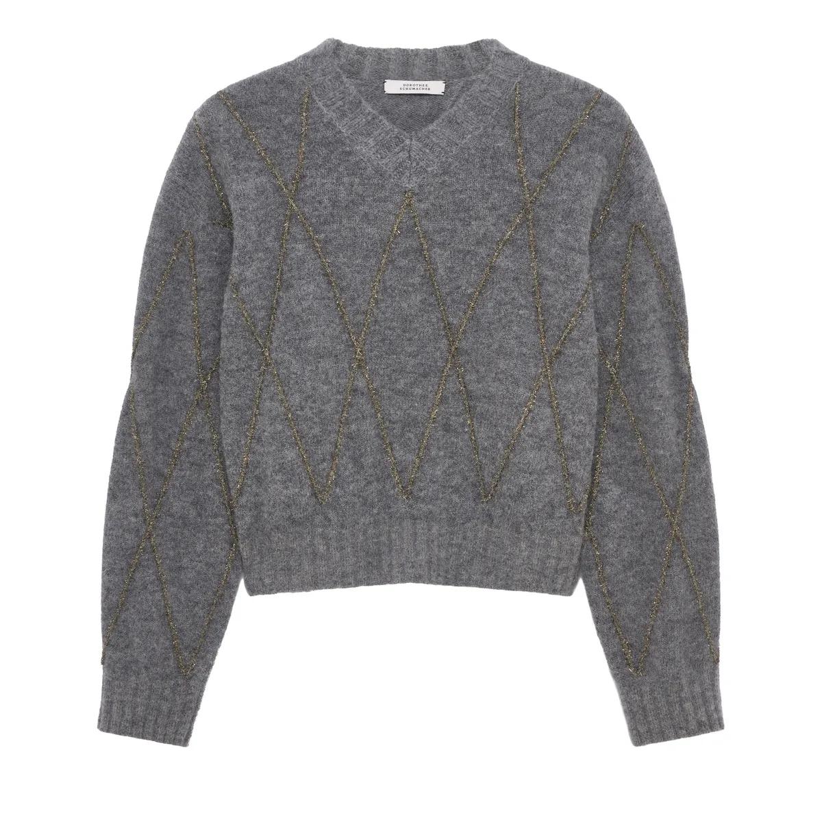 Dorothee Schumacher BOLD STRUCTURES pullover grey melange | Pullover