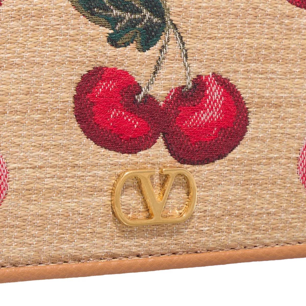 Valentino Garavani Crossbody bags Mini Bag Rafia Cherries in beige