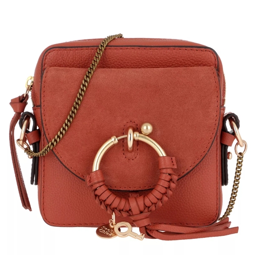 See By Chloé Joan Camera Bag Leather Brick Red Crossbody Bag