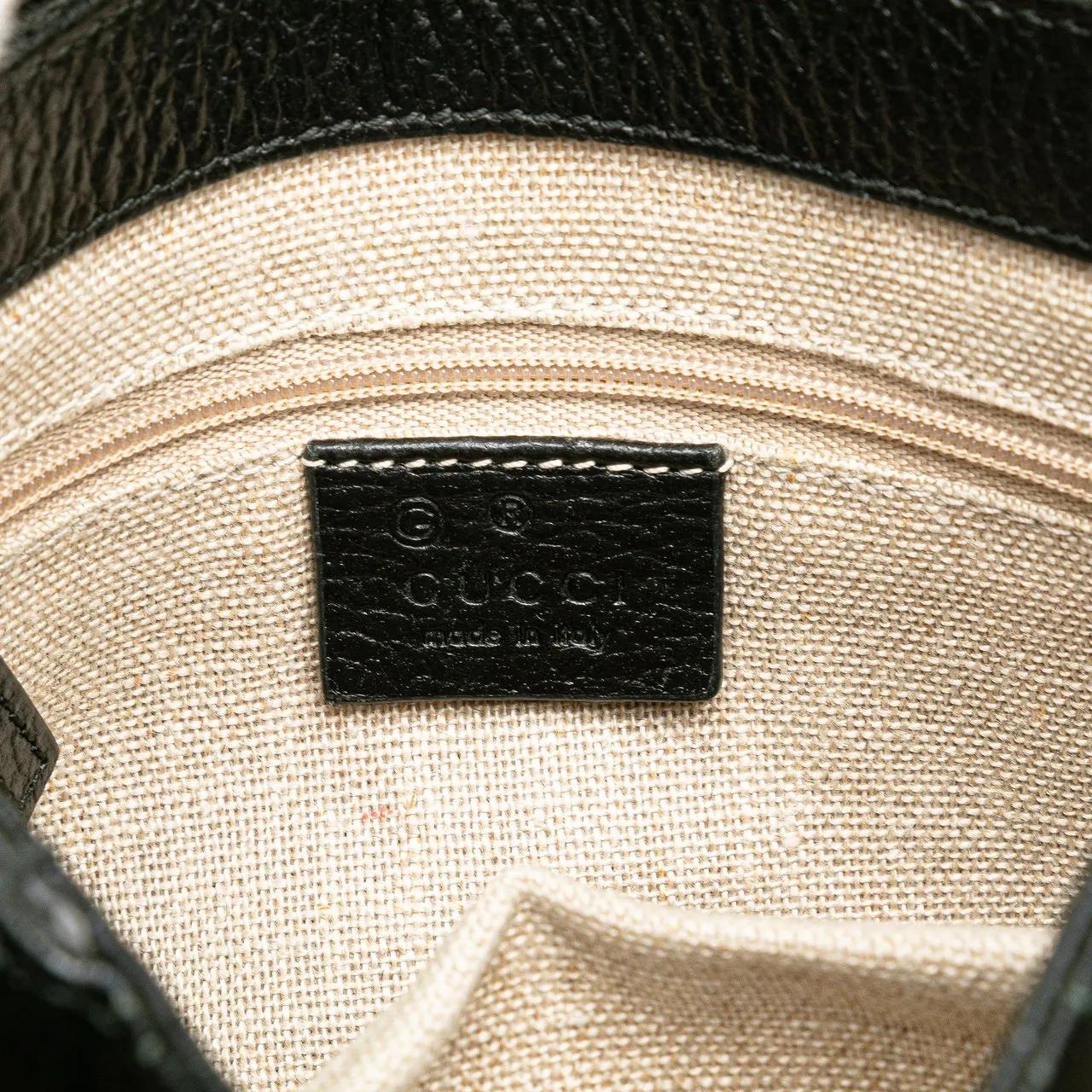 Thumbnail - Gucci Hobo Bags - Small Dollar Calfskin Interlocking G Crossbody - Gr. unisize - in Schwarz - für Damen