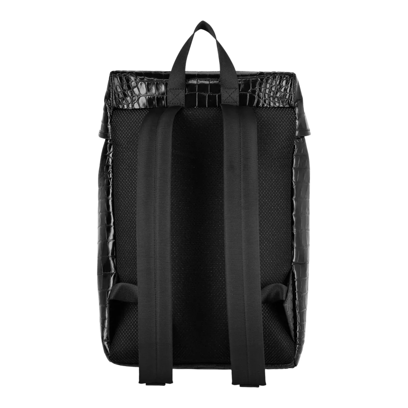 Philipp Plein Rucksack Rucksack Monogram Crocco Print schwarz(Image 2)