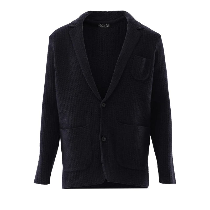 VAN LAACK Strickjacke Weste Uni dunkel-blau