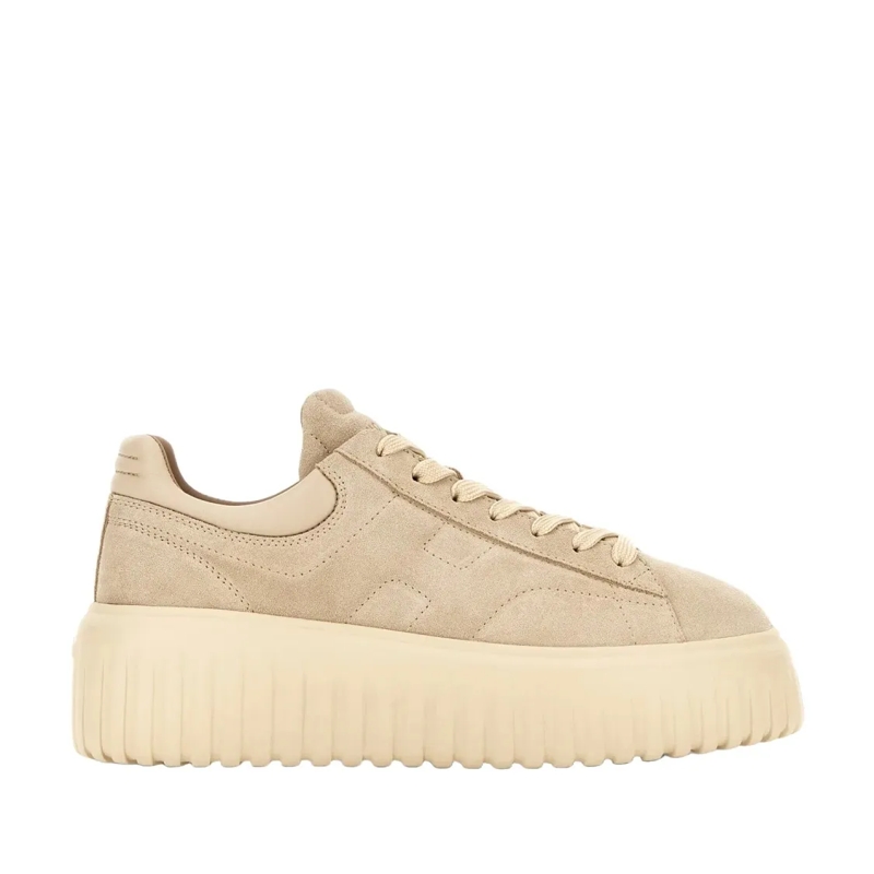 Hogan Lage-top sneaker Hogan H-Stripes H Sneakers With Platform Sole Neutrals