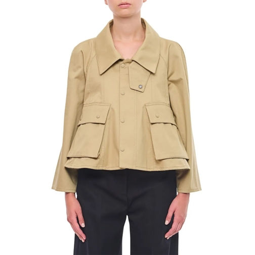 Loewe Übergangsjacke Loewe Trapeze Jacket Brown