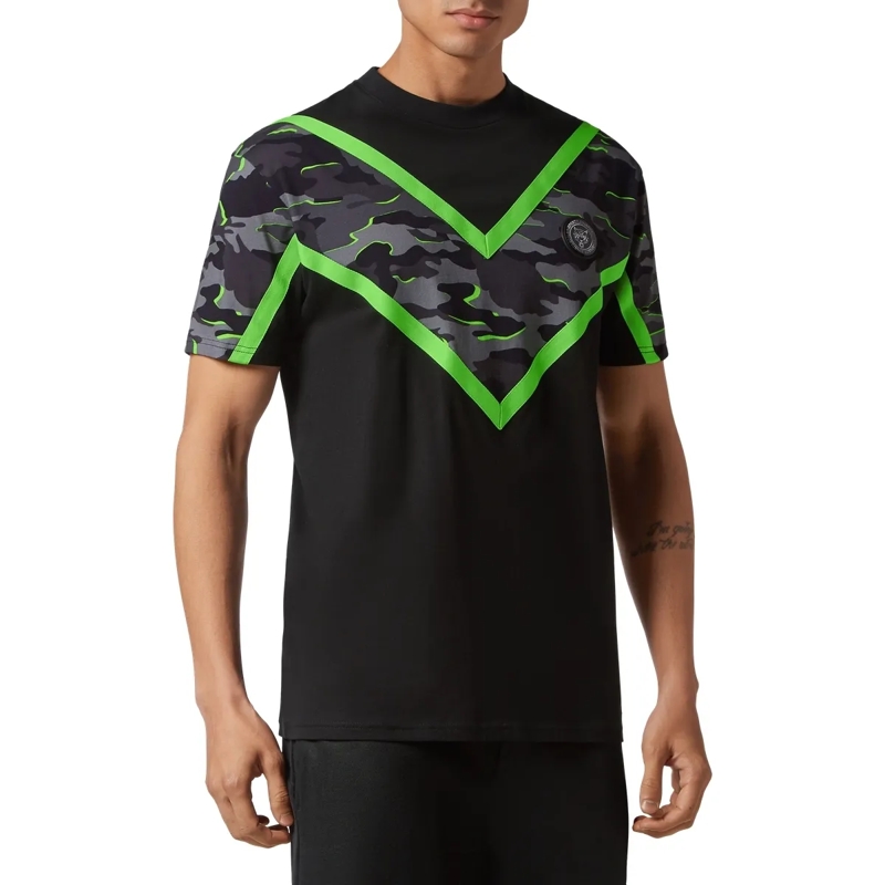 Plein Sport T-Shirt T-Shirt Camouflage schwarz(Image 3)