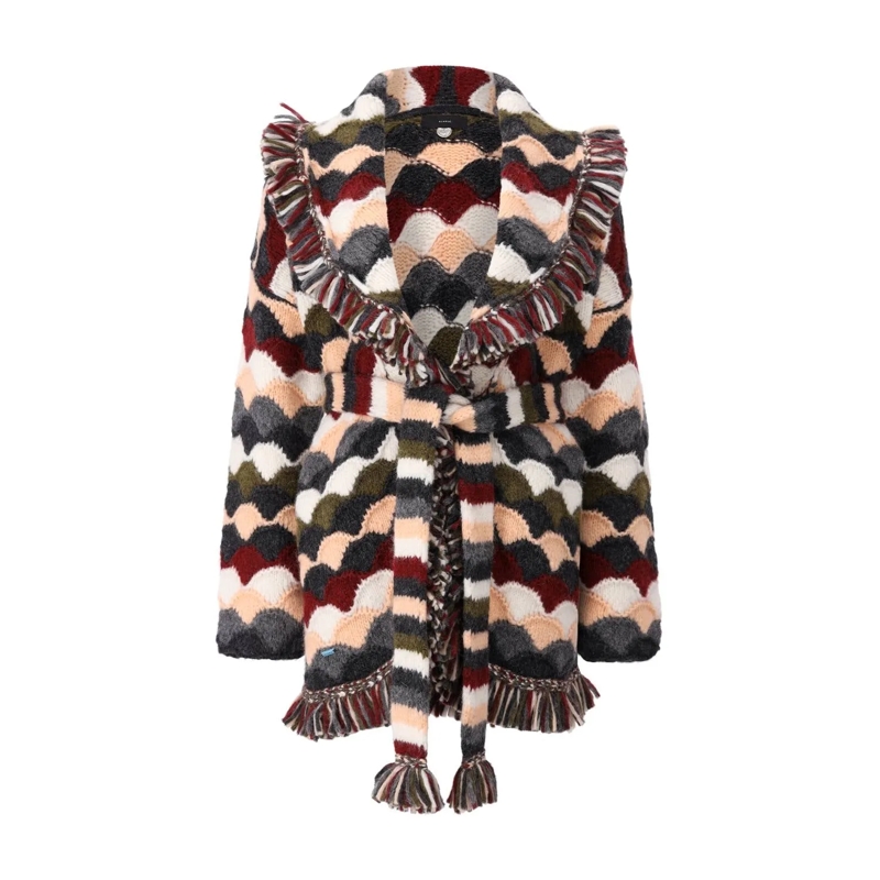 Alanui Cardigan Cardigan aus Alpaka-Mix Multicolor