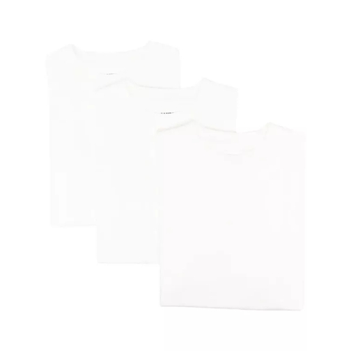 Jil Sander White Logo T-Shirt (3 Set) White 