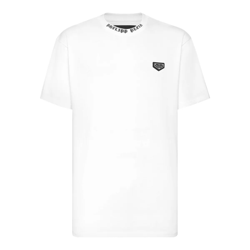 Philipp Plein T-Shirt T-Shirt Rundhalsausschnitt Ss Philipp Plein Tm weiss