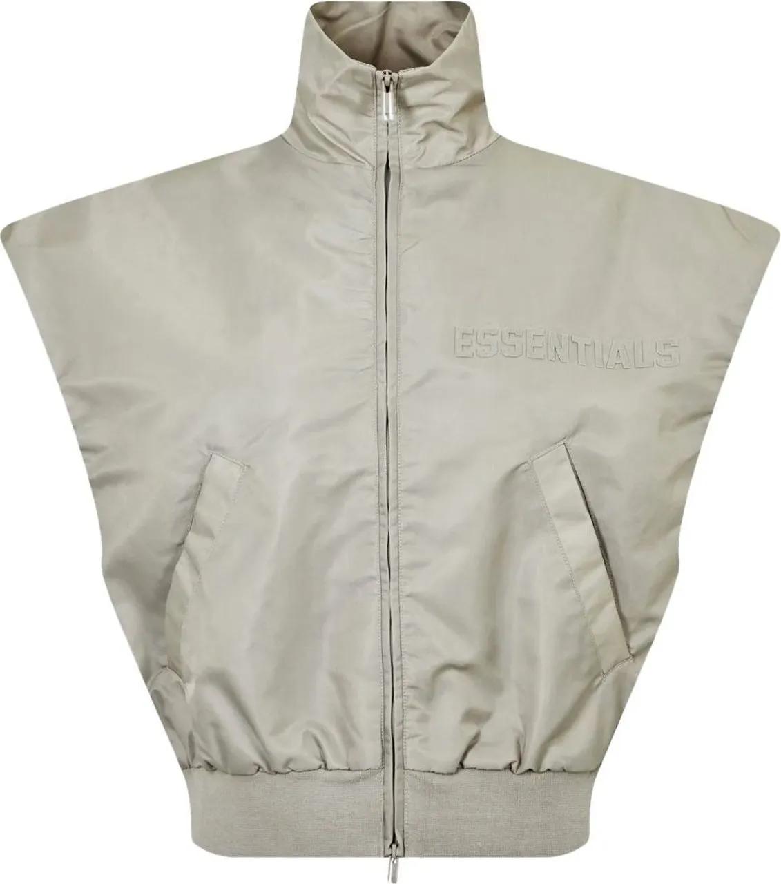 Thumbnail - FEAR OF GOD - Essentials Logo Smoke Running Vest - Größe S - grau