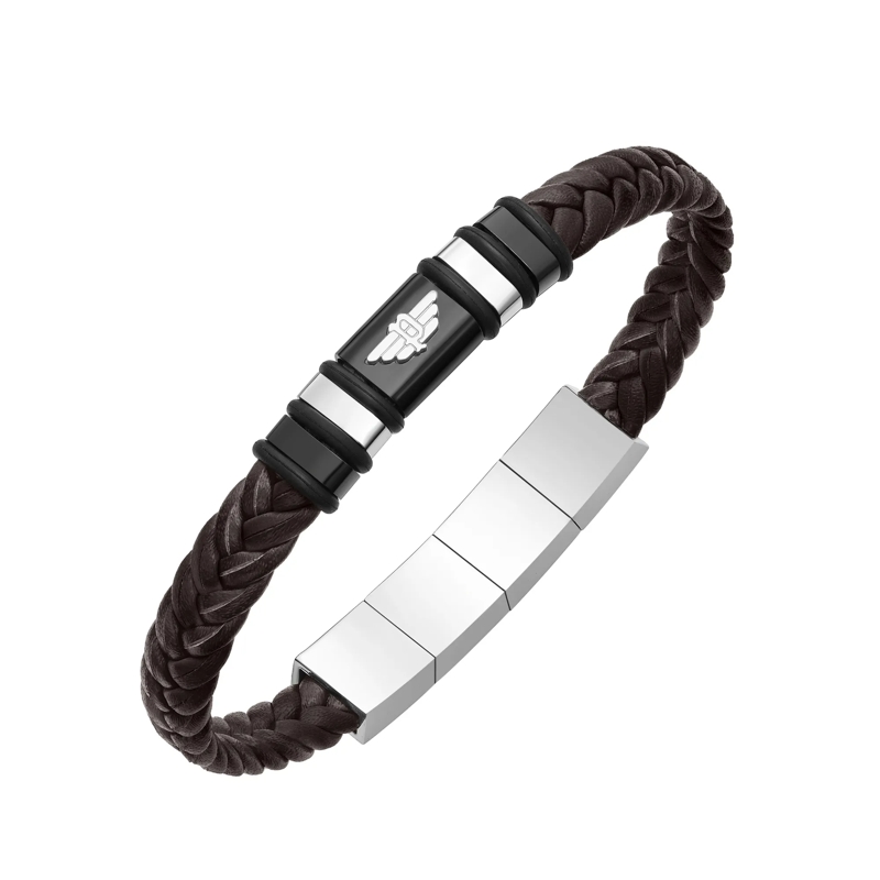 Police Armband Armband Wavebreaker- Herrenarmband- Farbe: schw braun