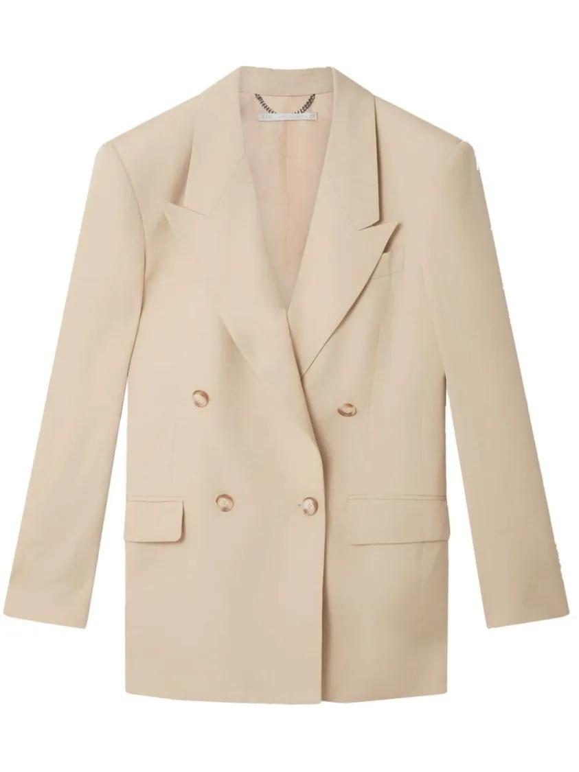 Stella McCartney - Double-Breasted Jacket - Größe 38 - beige