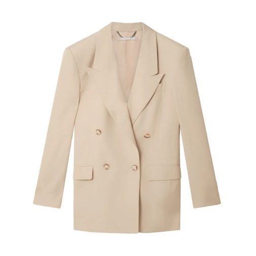 Stella McCartney Blazer Double-Breasted Jacket Neutrals