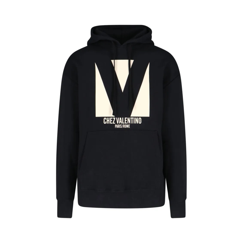 Valentino Garavani  Chez' Hoodie – Black Black
